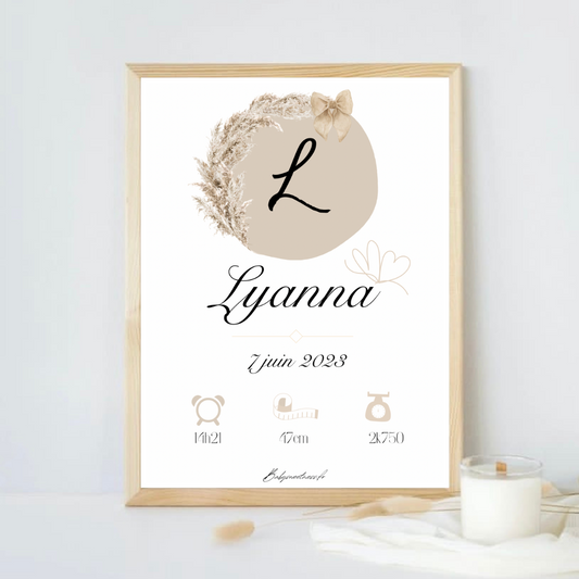 Affiche / Poster - Naissance « Lyanna »